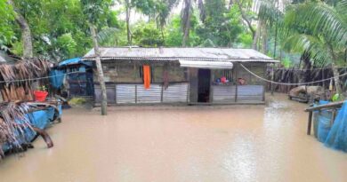 বাগেরহাটে পানিবন্দী অর্ধলক্ষাধিক পরিবার